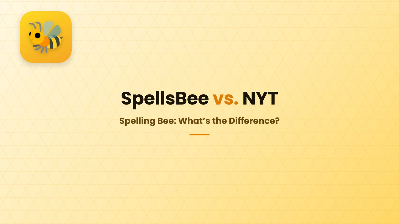 SpellsBee Unlimited vs NYT Spelling Bee