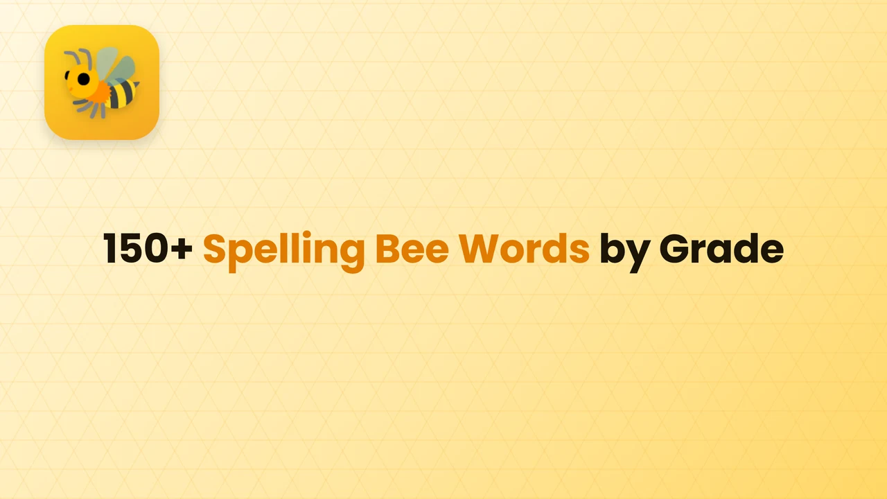 Spelling Bee Words By Grade